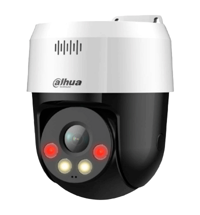 DAHUA SD2A200HB-GN-A-PV-S2 - Camara IP PT de 2 Megapixeles/ Full Color+Disuasion Activa/ Iluminador Dual Inteligente/ Lente fijo/ 30 Metros de Iluminación IR y Visible/ Audio 2 Vias/ IP66/ PoE/ Detección de Humanos/ Ranura MicroSD/